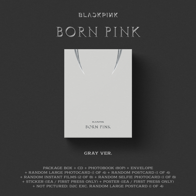 BORN PINK Exclusive Box Set - Gray Spotify Fans First Edition