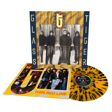 Glass Tiger: The Thin Red Line (Tiger Striped Vinyl)